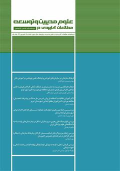 دانلود دو ماهنامه‌ مطالعات کاربردی در علوم مدیریت و توسعه - شماره 11 (جلد اول)