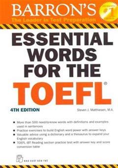 دانلود کتاب واژگان ضروری برای تافل (Barron's Essential Words for the TOEFL)